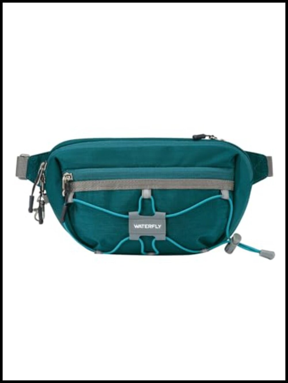 WATERFLY Small Fanny Pack RFID Blocking Crossbody Waist Bag